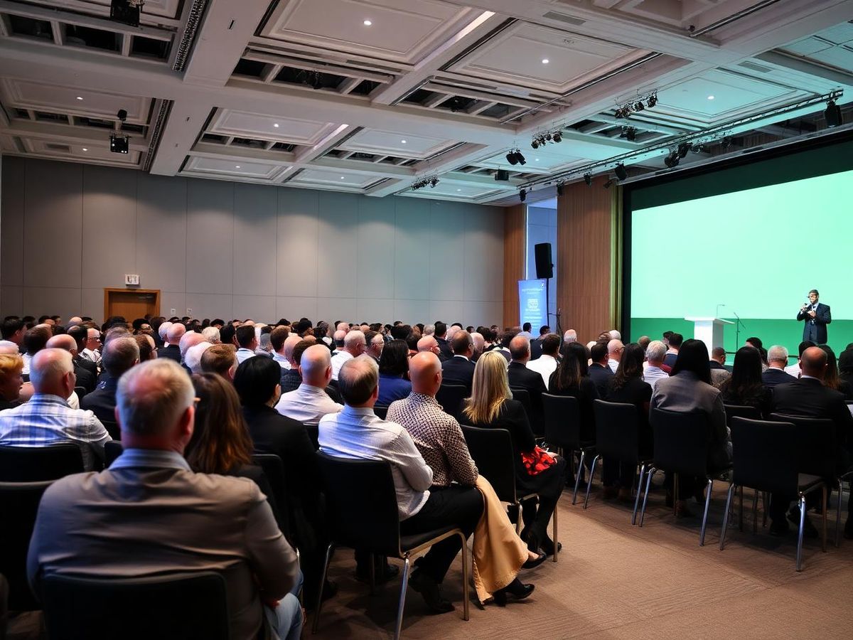 General session at a corporate conference produced in Orange County